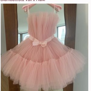 Giambattista Vali x H&M Short Tulle Pink Dress